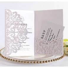 Business Invitation Card Laser Cut Marriage Invitation Thank You Card